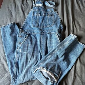 Abercrombie and Fitch Ripped Overalls